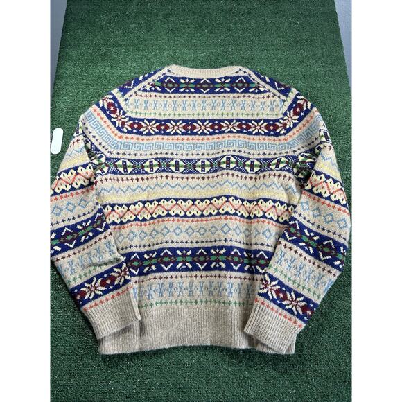 Polo Ralph Lauren Fair Isle Jacquard Wool Blend Holiday Sweater Sportsman NEW L - Picture 8 of 11